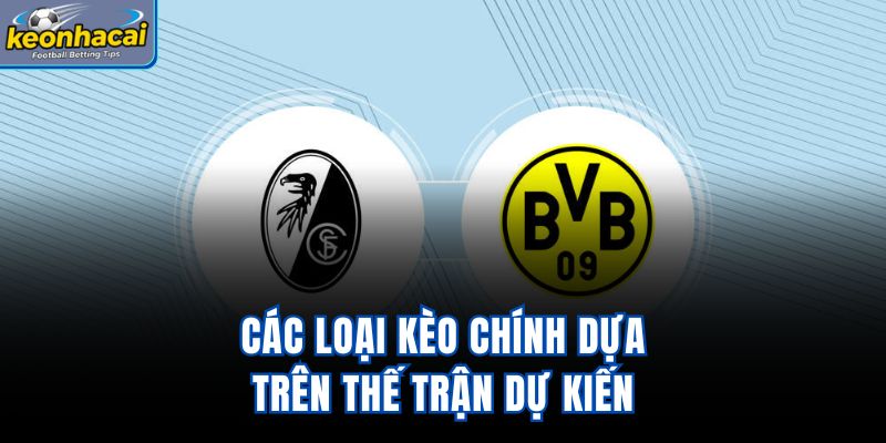 Các loại kèo chính dựa trên thế trận dự kiến
