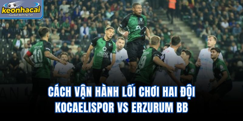 Cách vận hành lối chơi hai đội Kocaelispor Vs Erzurum BB