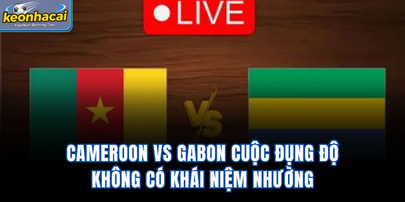 Cameroon Vs Gabon – Cuộc Đụng Độ Không Có Khái Niệm Nhường