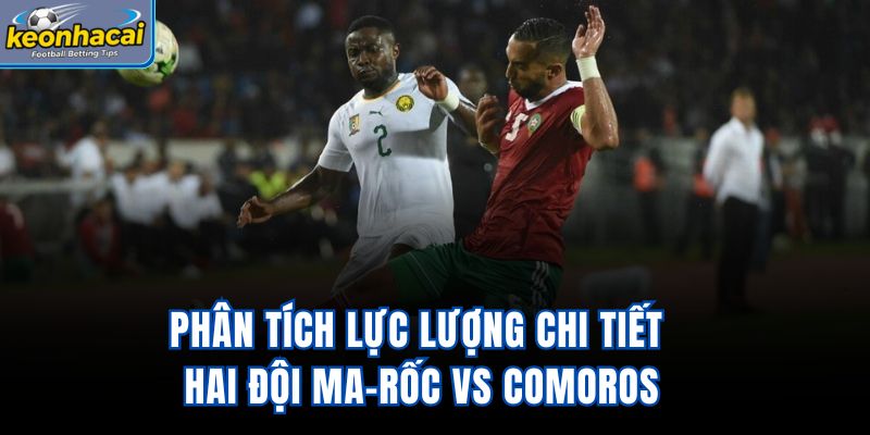Phân tích lực lượng chi tiết hai đội Ma-rốc vs Comoros